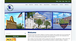 Desktop Screenshot of chambervernonparish.com
